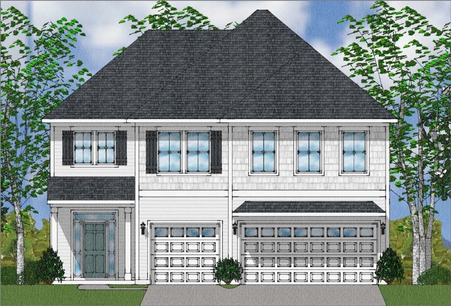 New construction Single-Family house Saluda, 17 Maple Walk Drive, Garner, NC 27529 - photo