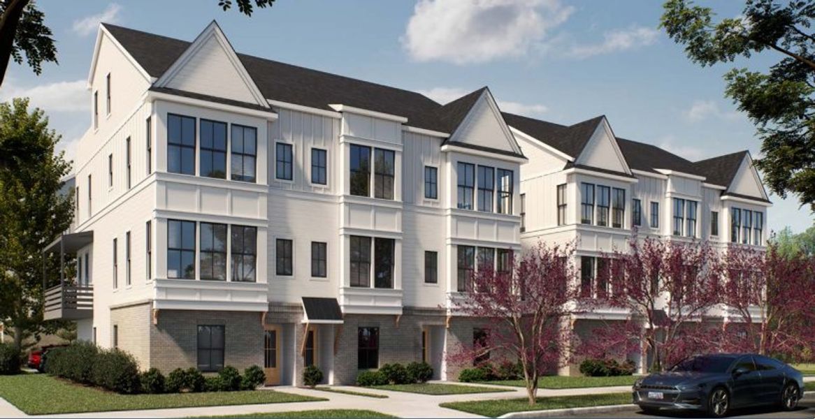 New construction Townhouse house The Belmont, 1223 East 16th Street, Charlotte, NC 28205 - photo