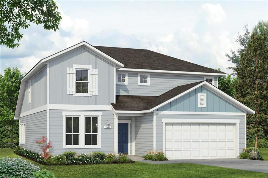 New construction Single-Family house 2440 Ambling Trl, Georgetown, TX 78628 - photo