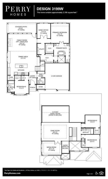 New construction Single-Family house 1600 Mulberry Oak Ln, Georgetown, TX 78628 Design 3199W- photo