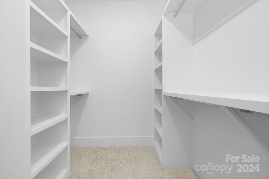 Custom Shelving in Primary Closet