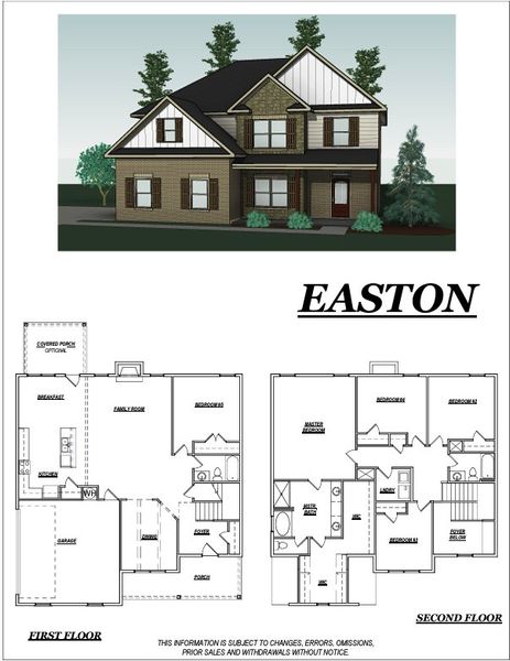 New construction Single-Family house Easton, 3066 Rex Road, Rex, GA 30273 - photo