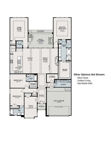 New home in Fulshear Lakes | Teramo floorplan