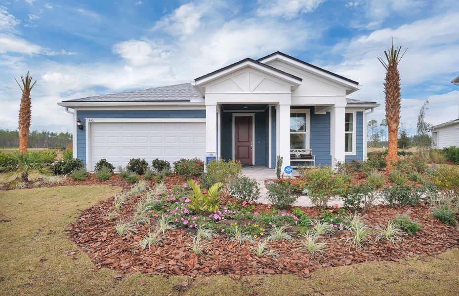 New construction Single-Family house 306 Saw Palmetto Street, Yulee, FL 32097 Spruce- photo