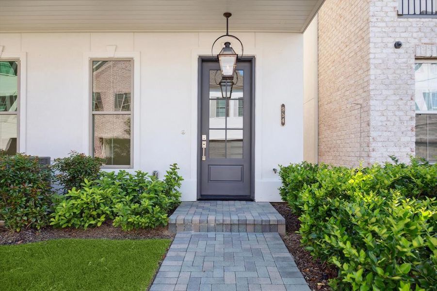 Front door entry.