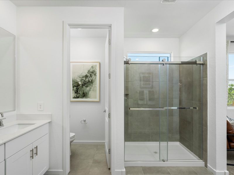 Bathroom in the Jubilee Floorplan at Silva Farms