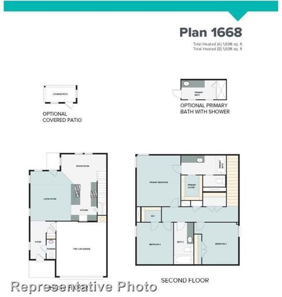 Harvest Ridge 1668 Floor Plan