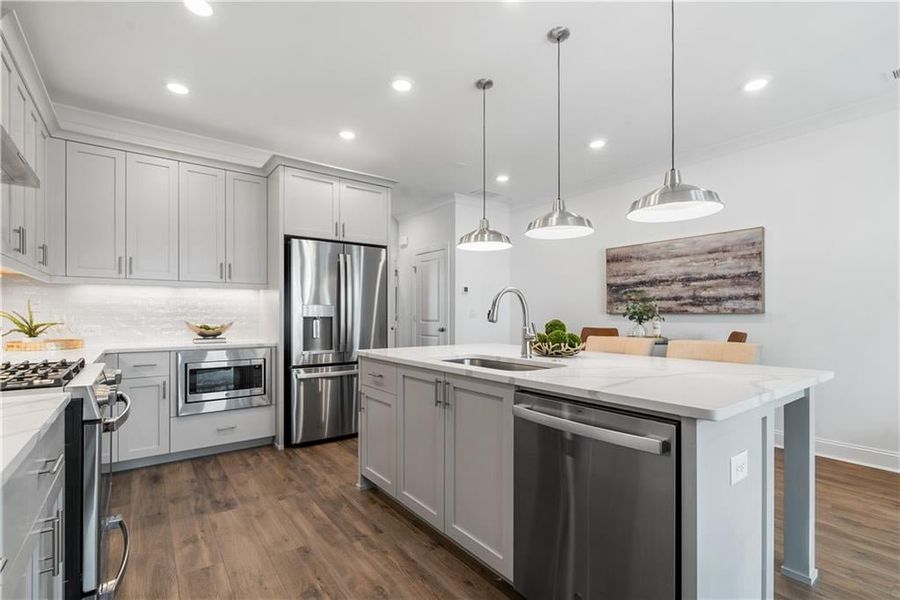 Tons of cabinet space to store all your goodies - Photos shown are of model home for viewing purpose only.