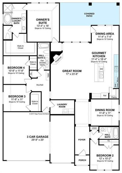 The Walden floor plan by K. Hovnanian® Homes. 1st Floor shown. *Prices, plans, dimensions, features, specifications, materials, and availability of homes or communities are subject to change without notice or obligation.