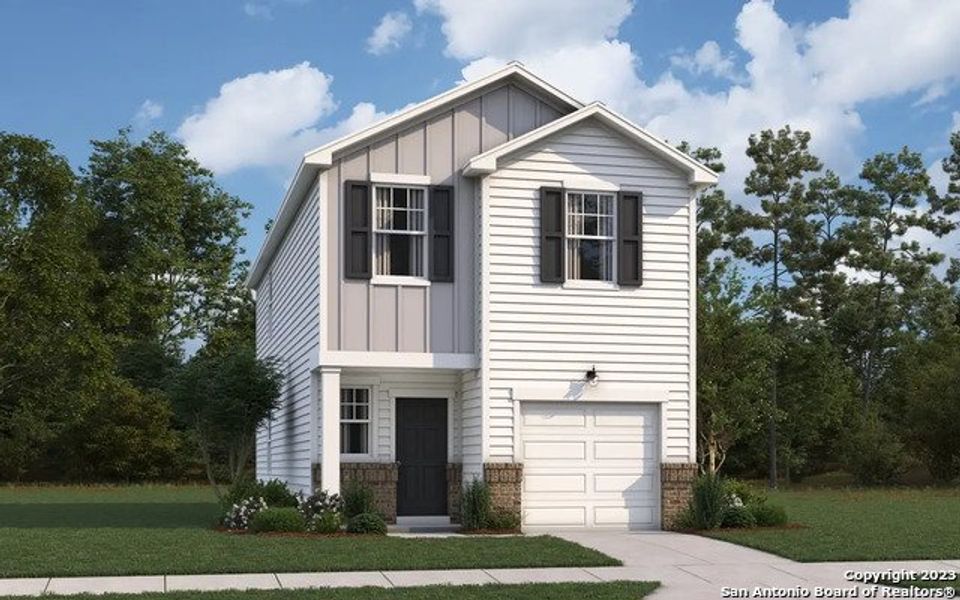 New construction Single-Family house 14755 Maple Terrace, San Antonio, TX 78253 Compass- photo
