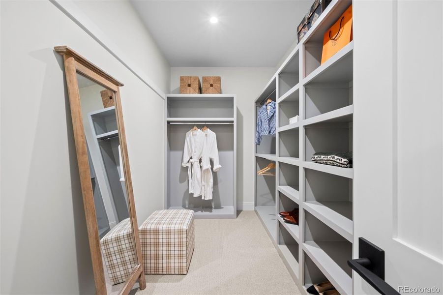 Primary walk-in closet w/ build-ins