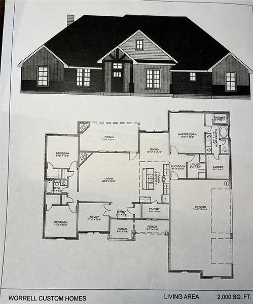 New construction Single-Family house 1057 Gonzollas Road, Springtown, TX 76082 - photo
