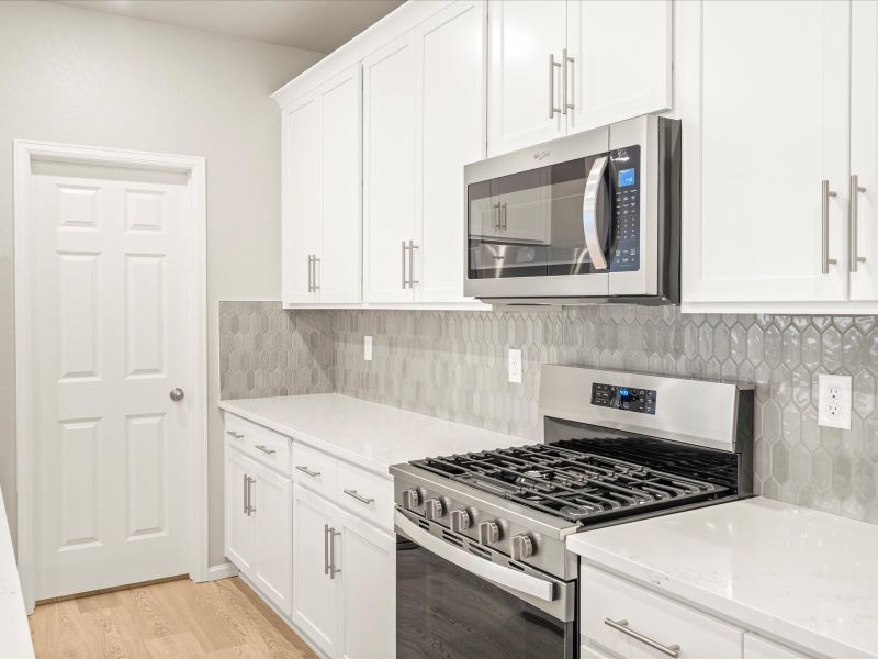 The Vail floorplan interior image taken at a Meritage Homes community in Northern Colorado.