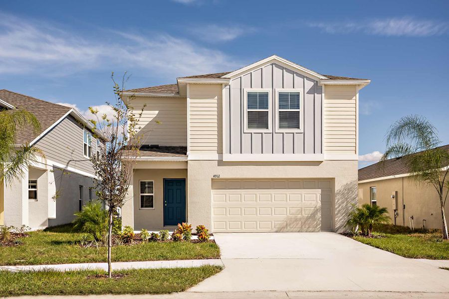 New construction Single-Family house 1340 Derry Ave, Haines City, FL 33844 Azure- photo