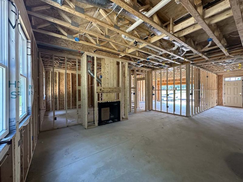 Family Room Construction Progress