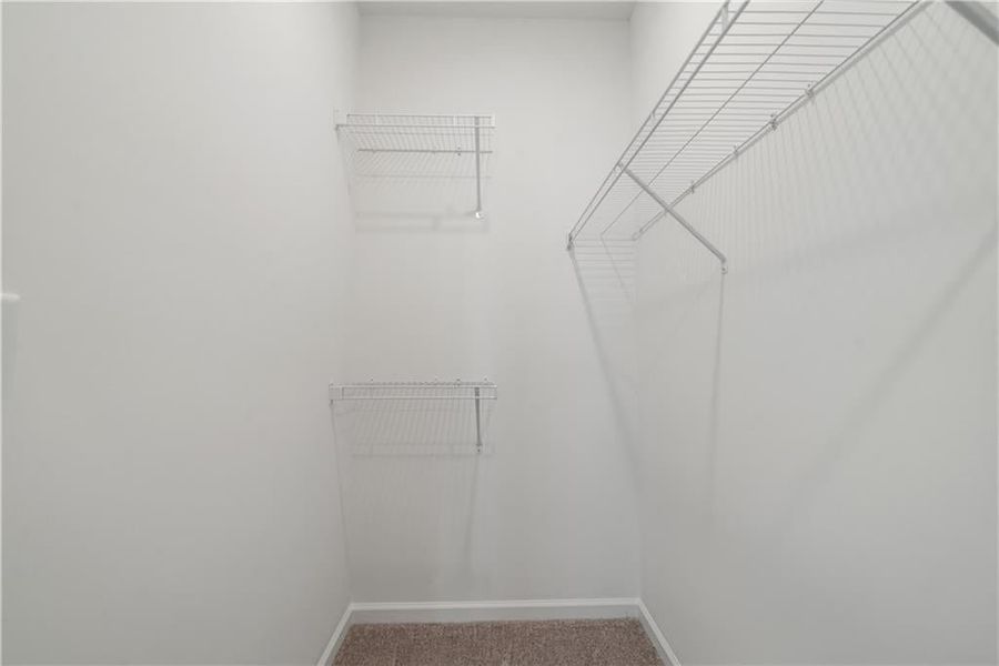 Walk in closet for all your fun outfits - Photos shown are of model home for viewing purpose only.