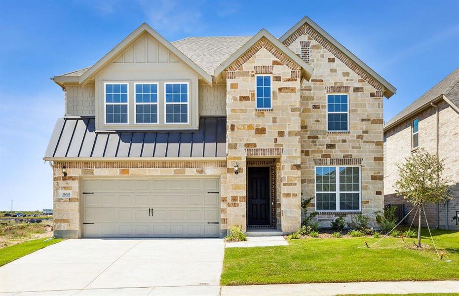 NEW CONSTRUCTION: Beautiful two-story home available at Wellington in Fort Worth