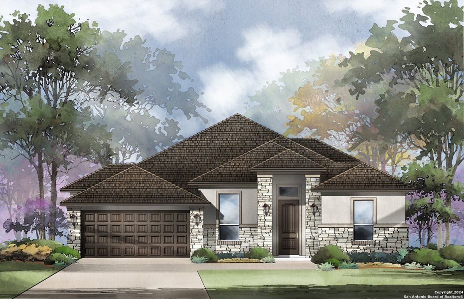 New construction Single-Family house 29351 Cheyenne Ridge, Boerne, TX 78015 Crown- photo