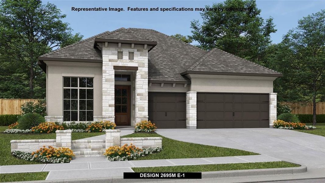 New construction Single-Family house Design 2695M, 15307 Le Reve Lane, Conroe, TX 77302 - photo