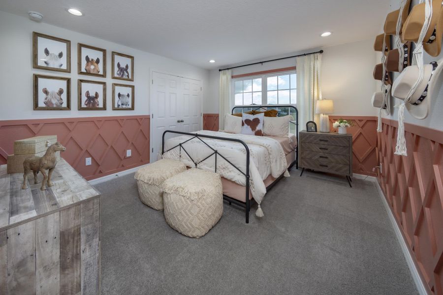 Bedroom 2 - Piper - Townhomes at Sky Lakes Estates in St. Cloud, FL by Landsea Homes