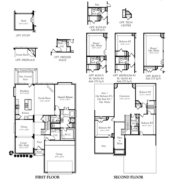 New construction Single-Family house Princeton + Bonus Room, 21134 Bella Coral Drive, Cypress, TX 77433 - photo