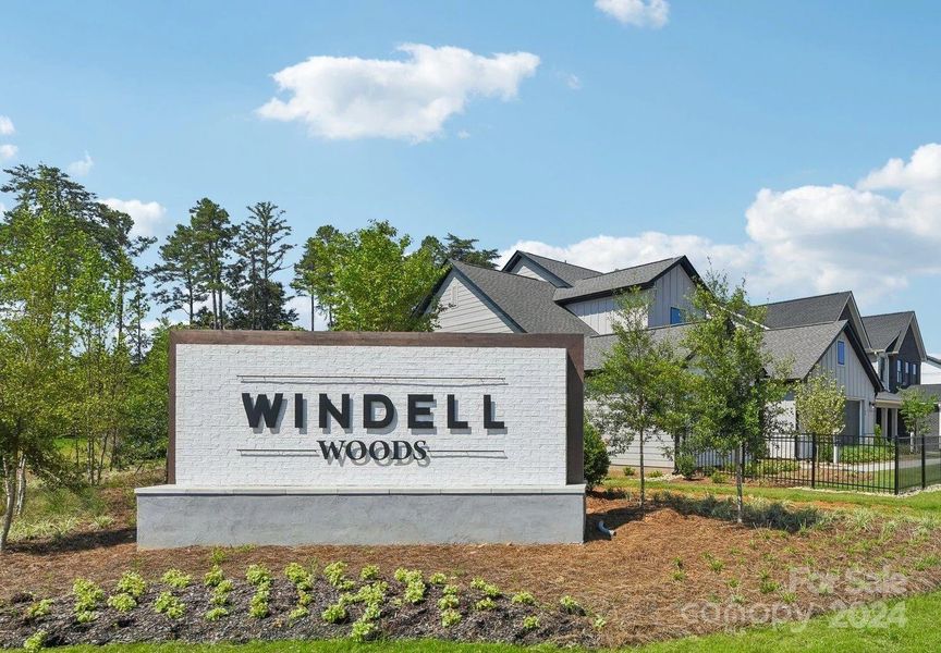 Windell Woods Community Entrance