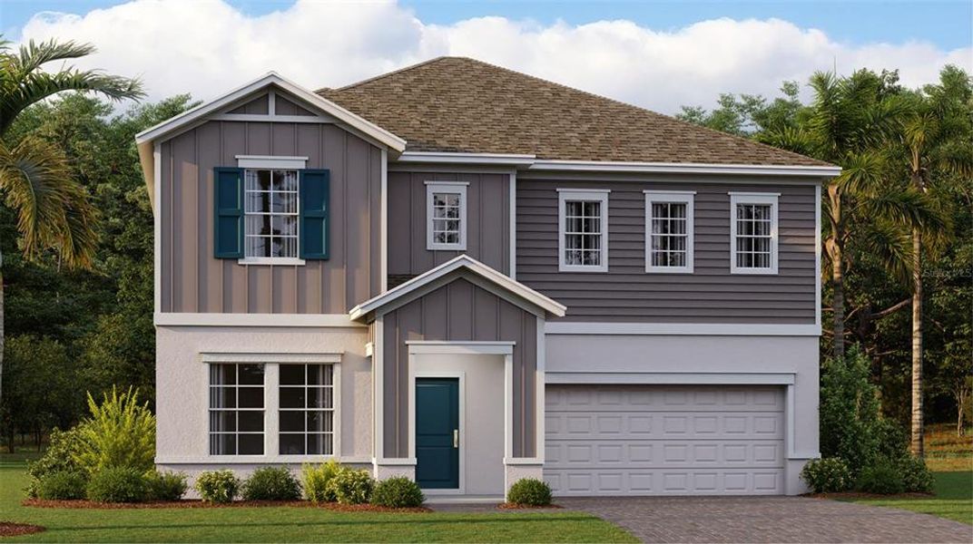New construction Single-Family house 2669 Jumping Jack Way, Clermont, FL 34714 Allison- photo