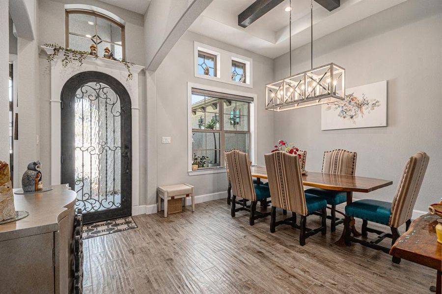 Bespoke Wine Nook: A charming space to showcase your collection, enclosed by elegant wrought-iron doors.