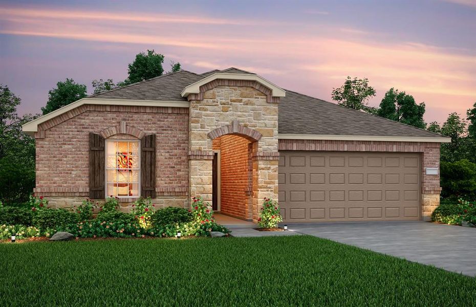 New construction Single-Family house 9112 Zubia Lane, Fort Worth, TX 76131 Rayburn- photo