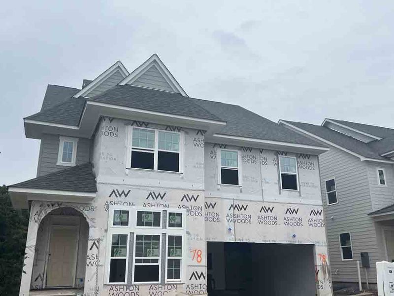 Front Exterior Construction Progress