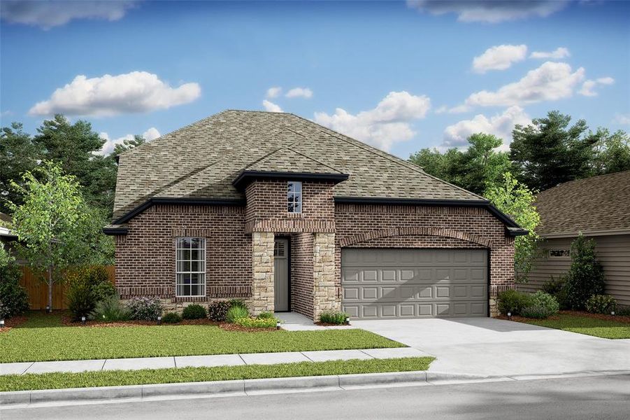 New construction Single-Family house 7121 Echo Hill Drive, Watauga, TX 76148 Calloway II- photo