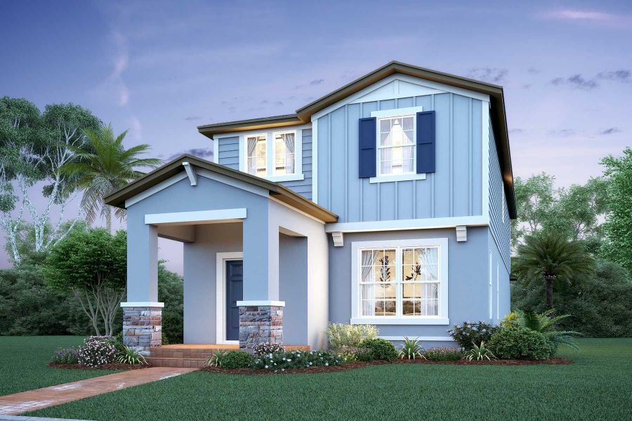 New construction Single-Family house Baldwin - Avenue Collection, 746 Rivington Avenue, Debary, FL 32713 - photo