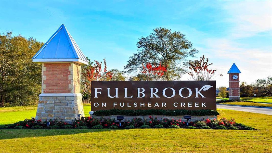 Welcome to Fulbrook on Fulshear Creek.