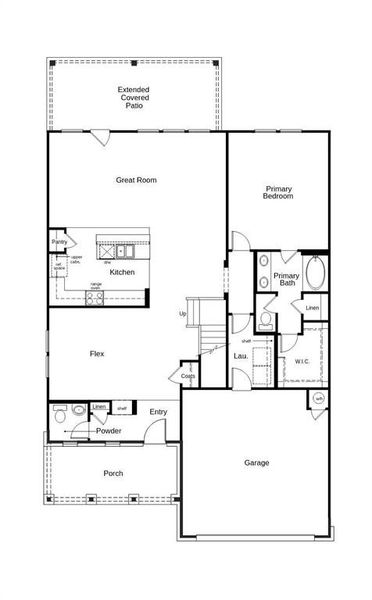 This floor plan features 4 bedrooms, 2 full baths, 1 half bath, and over 2,500 square feet of living space
