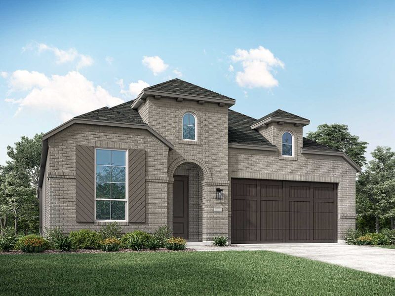 New construction Single-Family house Grantham Plan, 7306 Prairie Lakeshore Lane, Katy, TX 77493 - photo