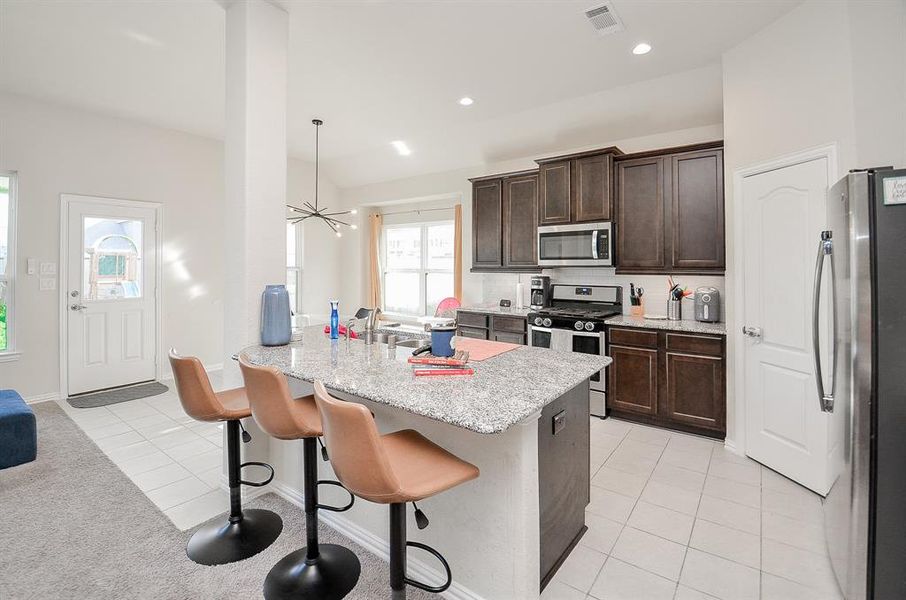 Massive kitchen island