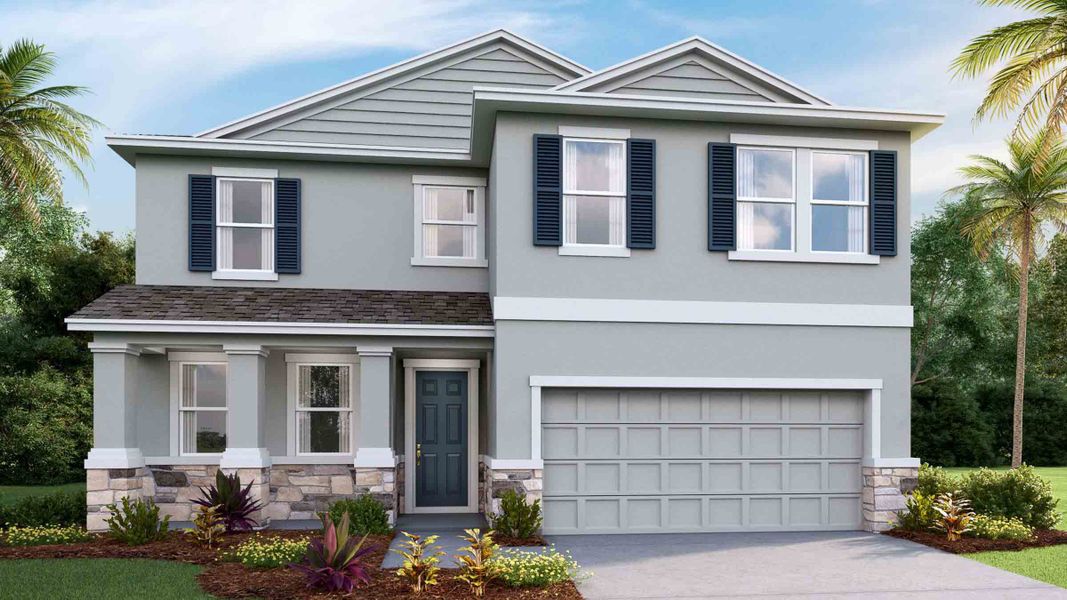 New construction Single-Family house 32275 Rosepine Boulevard, Wesley Chapel, FL 33543 Coral- photo
