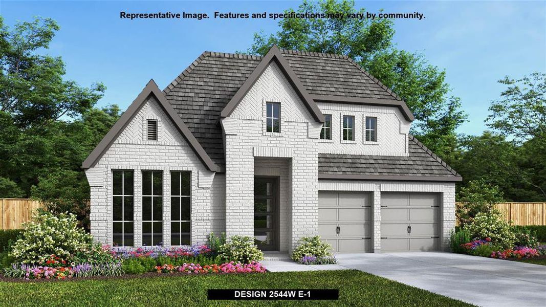 New construction Single-Family house Design 2544W, 1907 Olmsted Court, Katy, TX 77493 - photo