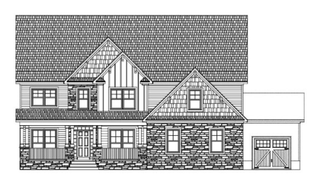 New construction Single-Family house THE BAYSIDE, 3434 Kildaire Farm Road, Cary, NC 27518 - photo