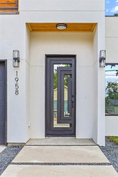 View of property entrance