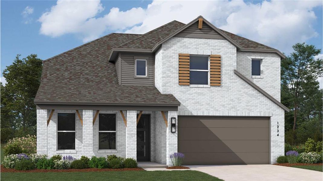 New construction Single-Family house 1821 Solterra Boulevard, Mesquite, TX 75181 Renoir Plan- photo