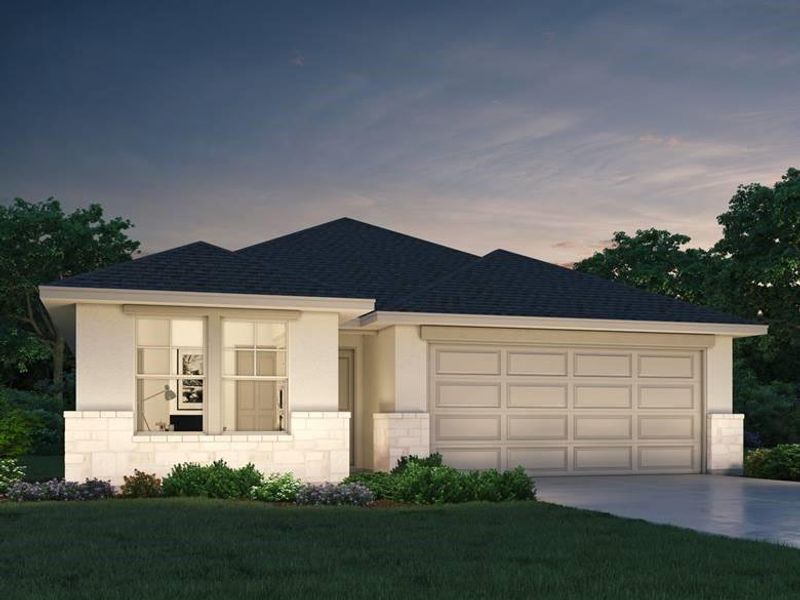New construction Single-Family house 1100 View Dr, Georgetown, TX 78628 The Hughes (841)- photo