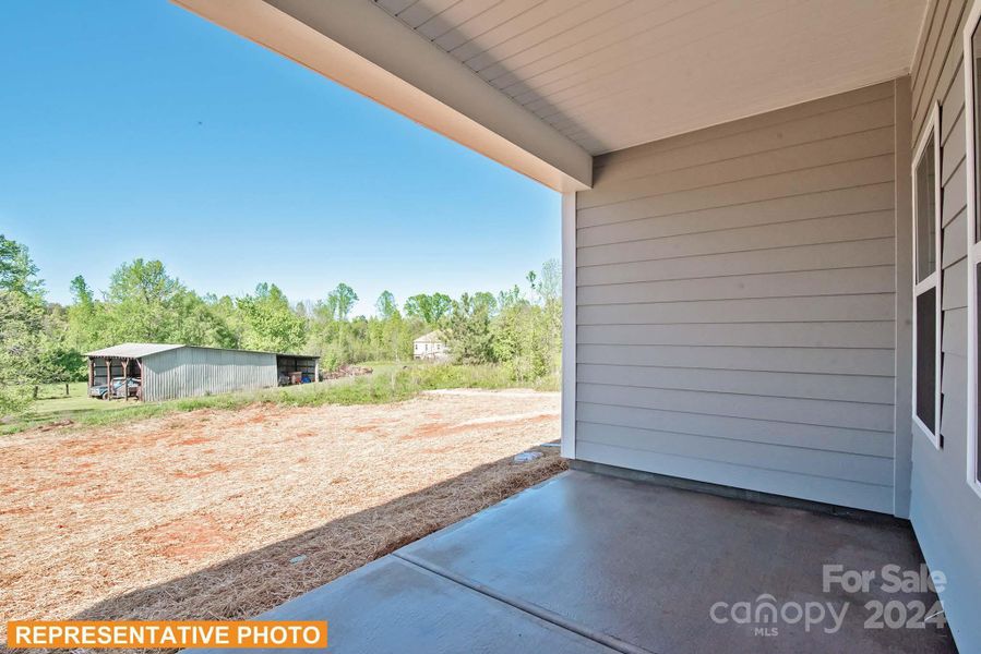 LANCASTER COVERED BACK PATIO - REPRESENTATIVE PHOTO ONLY