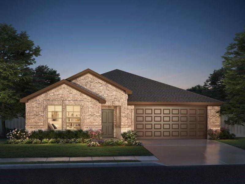 New construction Single-Family house 10640 Potawatomi Lane, Fort Worth, TX 76179 The Preston- photo
