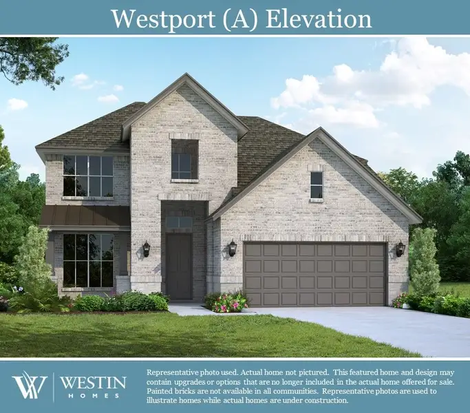 New construction Single-Family house The Westport, 220 Star Rush Trail, Georgetown, TX 78628 - photo