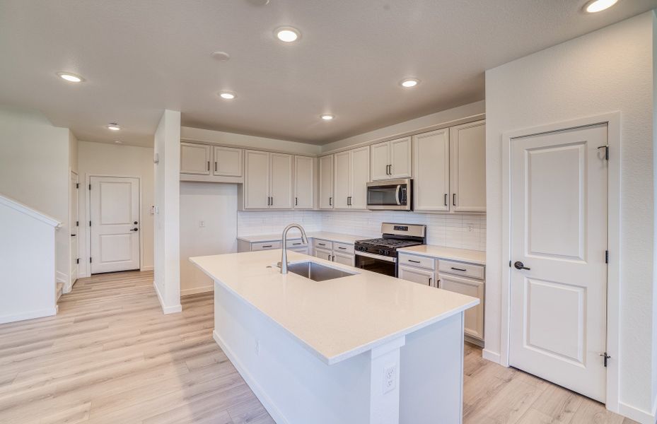 Gourmet Kitchen with quartz countertops