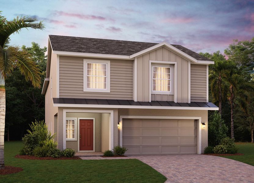 Elevation 3 with Optional Cladding - Vero in Florida by Landsea Homes