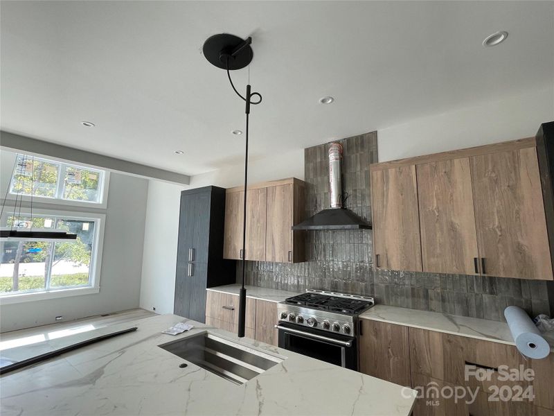 Kitchen faucet from the ceiling!