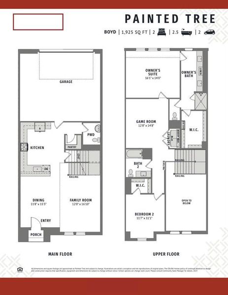 With great entertaining space on the main level and comfortable bedrooms spaces upstairs, our brand new Boyd floor plan is the dream home you have been searching for!