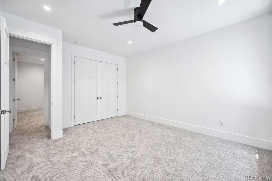 Basement bedroom